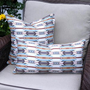 Wyeth Trail Southwestern Outdoor Pillow Cover: Sunbrella Fabric