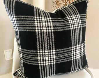 16"x16"Pillow Cream Leathe & Wool SWestern pattern "made with Pendleton® Fabric" 