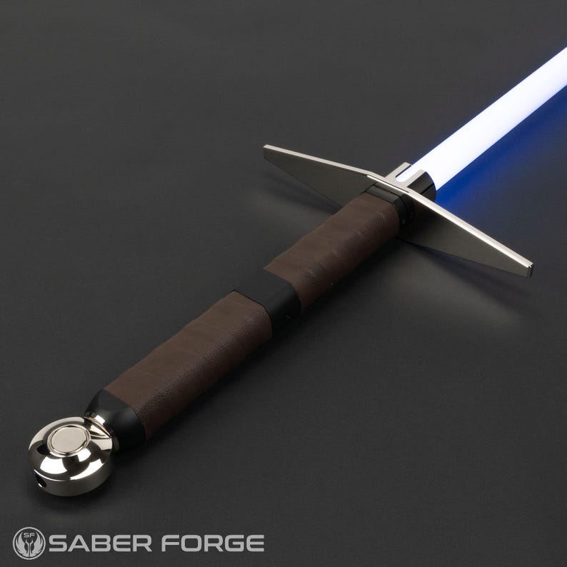 Knight Crusader Eco Chrome Saber, Choose Stunt RGB, Xeno V3 RGB, or Xeno V3 Pixel, tags star wars jedi longsword lightsaber image 2