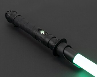 Eris Mk2 Eco Black (Weathered), Choose Stunt RGB, Xeno V3 RGB, or Xeno V3 Pixel, tags star wars jedi sith mandalorian lightsaber