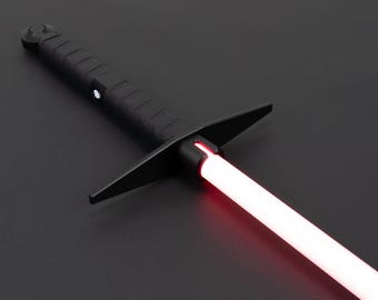 Knight Crusader Eco Black Saber, Choose Stunt RGB, Xeno V3 RGB, or Xeno V3 Pixel, tags star wars jedi longsword lightsaber