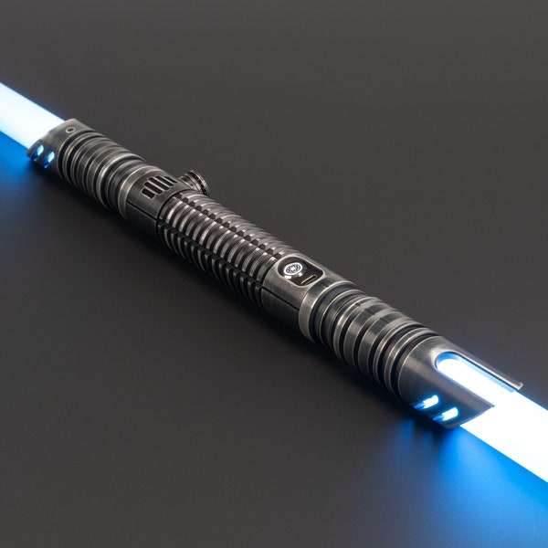 Acolyte Mk2 Battle Staff Weathered, Choose Xeno V3 RGB, or Xeno V3 Pixel, tags star wars jedi sith lightsaber