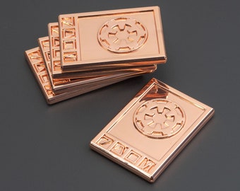 SaberForge Mint Proof Heavy Metal Copper Credit Chip