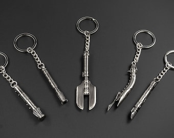 Mini lightsaber keychain deals