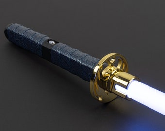 Bushido Mk2 Phoenix Tusba (Brass), Choose Stunt RGB, Xeno V3 RGB, or Xeno V3 Pixel, tags star wars jedi katana lightsaber