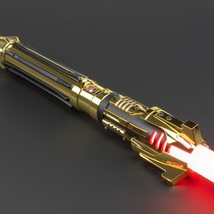 Tyrant Gold Edition Saber, Choose Stunt RGB, Xeno V3 RGB, or Xeno V3 Pixel, tags star wars jedi sith lightsaber