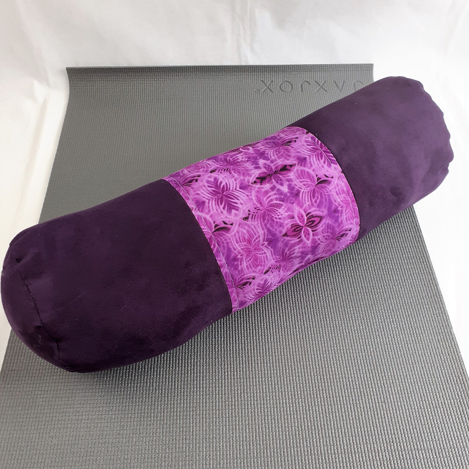 Yoga Bolster cushion purple Etsy