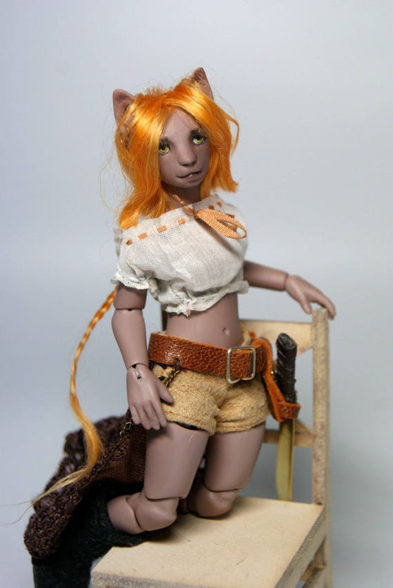 cat bjd doll