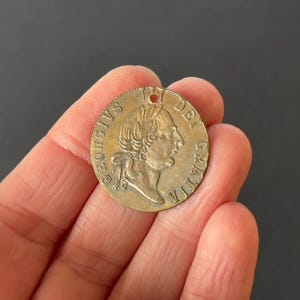 Antique 1790 &#39;Spade Guinea&#39; Token/Gambling Token/Jeton - King George III 1800&#39;s.