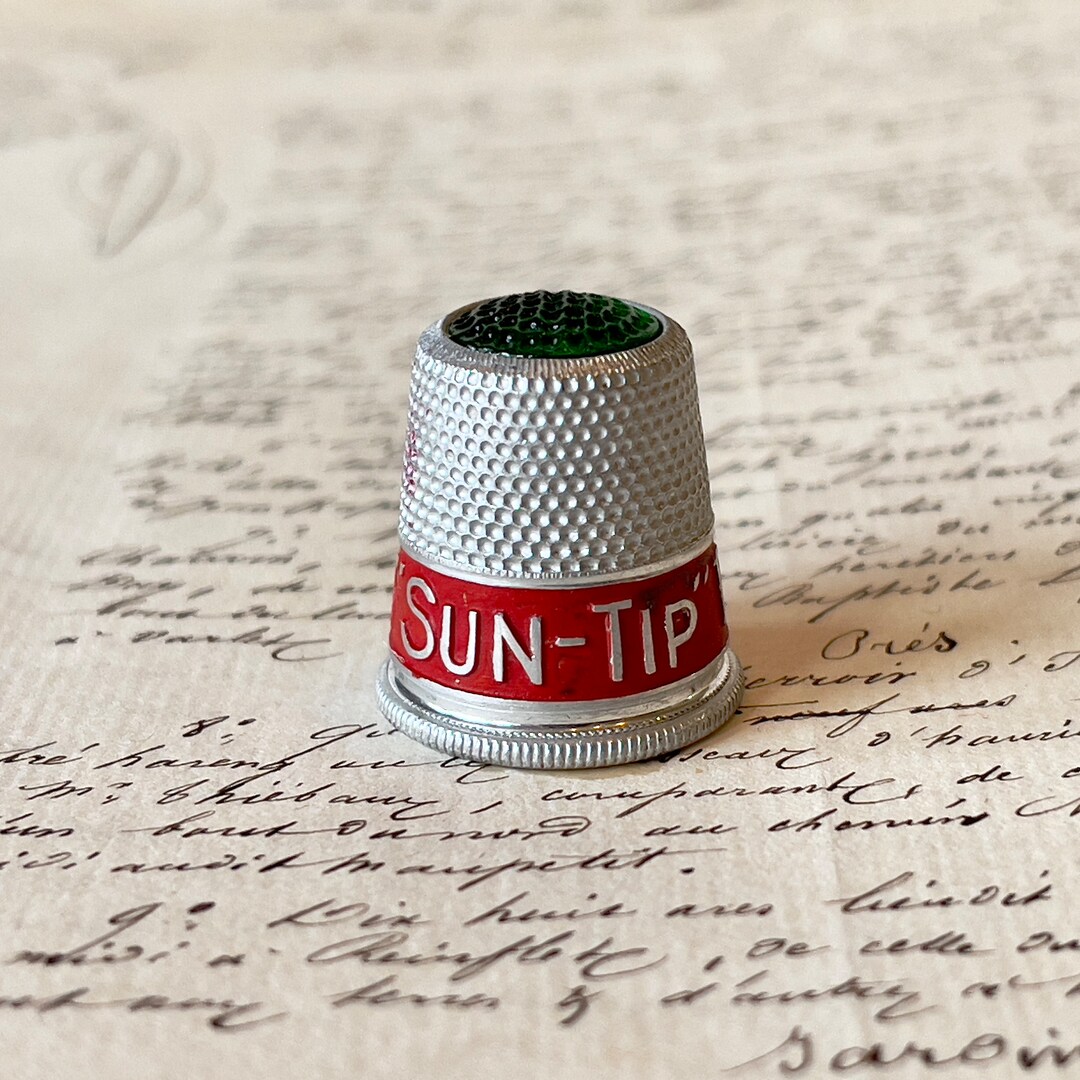 Vintage Advertising Thimble/thimble Drink Suntip Tea Etsy