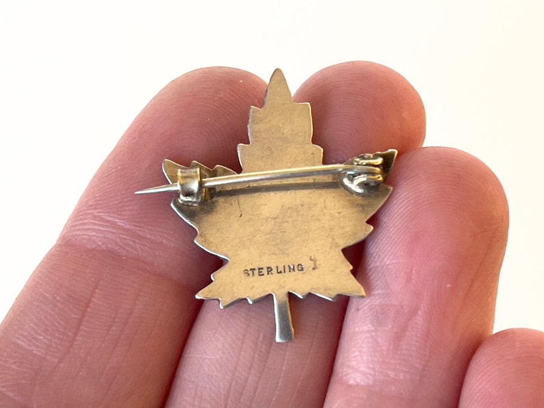 Swallow /& Ivy Leaf Sterling Silver Early 20th Century. AntiqueVintage Sweetheart BroochSweetheart Pin
