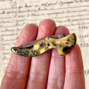 Rare Antique Novelty Shoe-Shaped Folding Penknife - Celluloid - Early 20th Century Circa 1910&#39;s-1920&#39;s.