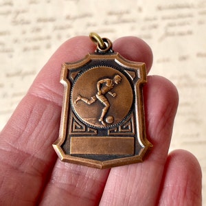 Vintage Football/Soccer Medal/Medallion  - Art Deco Circa 1930&#39;s.