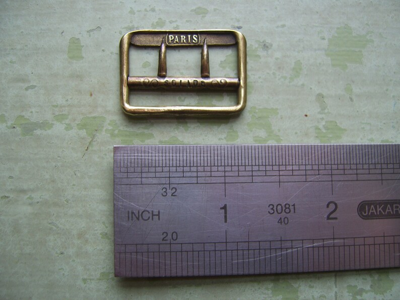An Antique/Vintage Brass Buckle Paris Solide Etsy