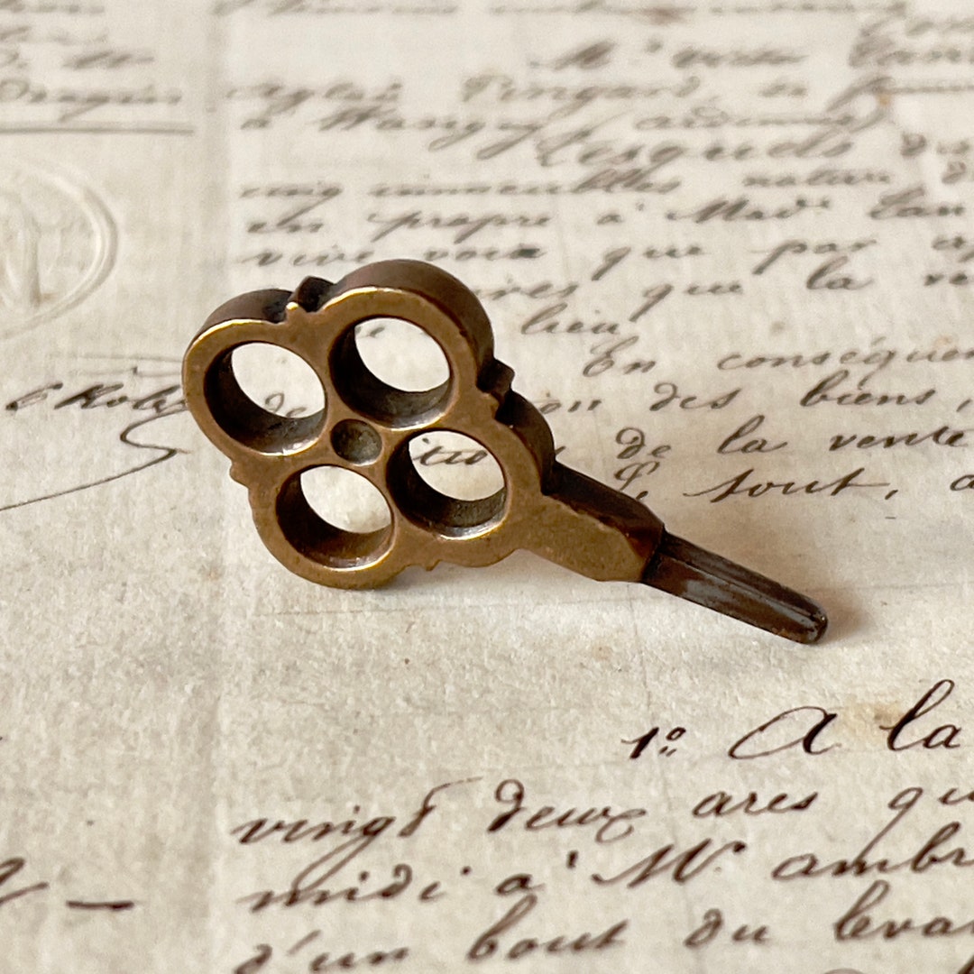 Antique Clock Key/pocket Watch Key Winder Key Early 20th Etsy