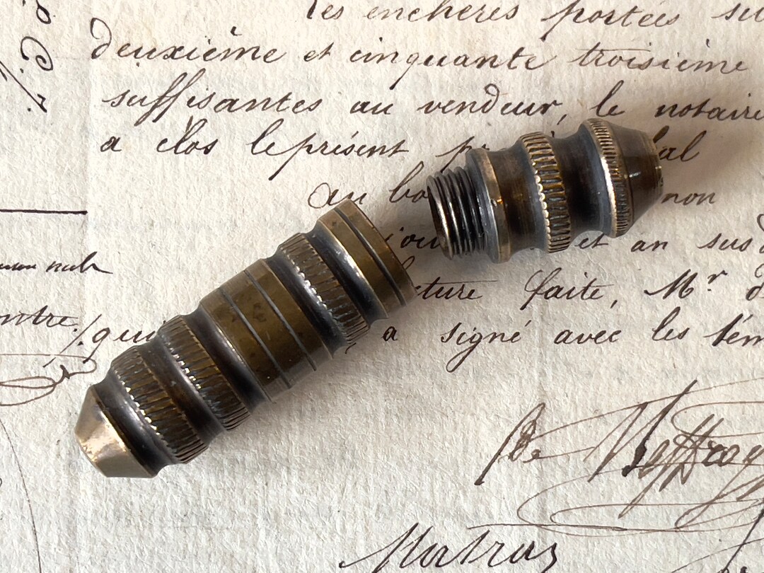 Unusual Antique Needle Holder/needle Case/needlecase Turned Etsy