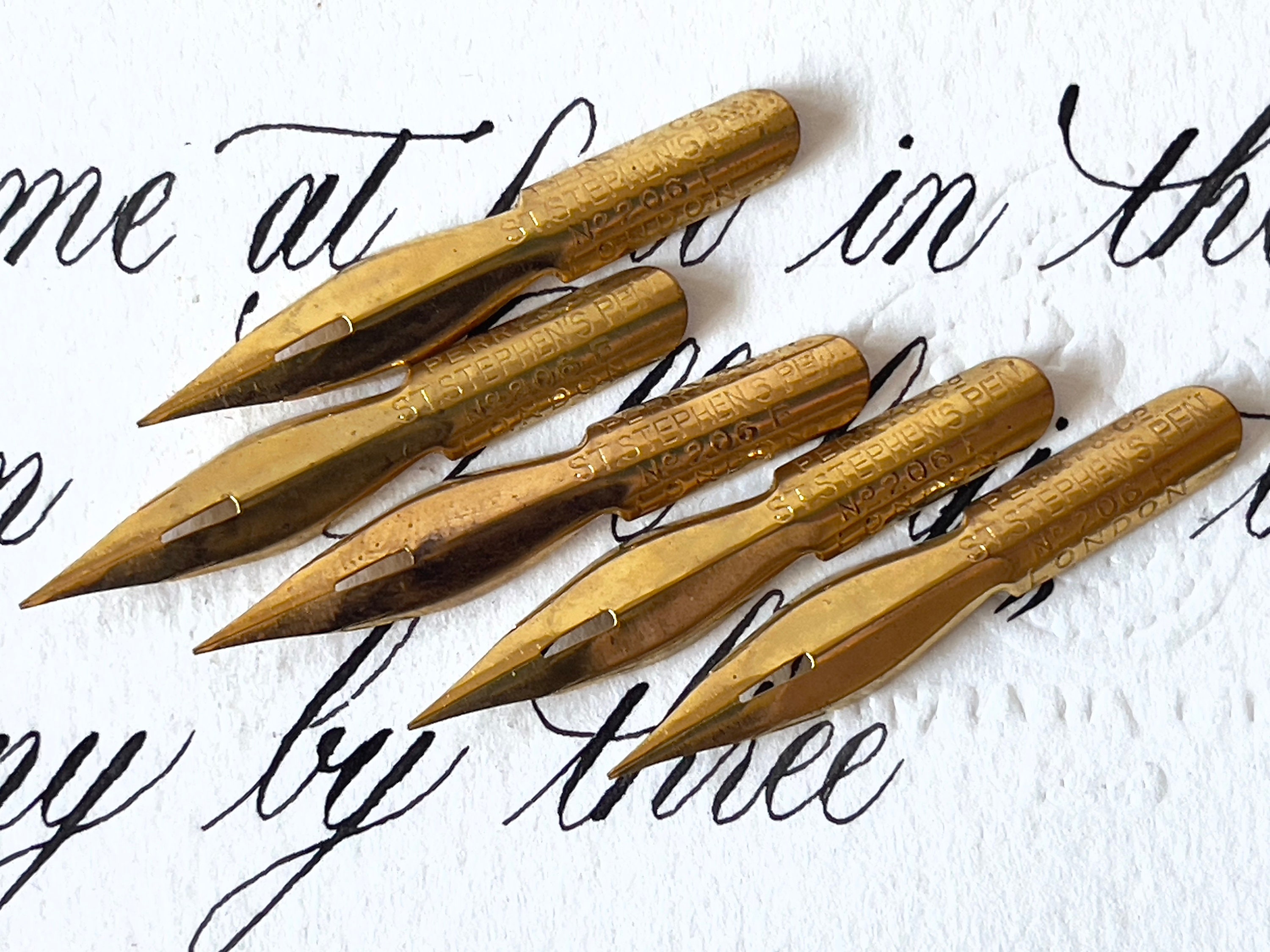 Ink Pen Nibs/Calligraphy Nibs Vintage Perry & Co St Etsy