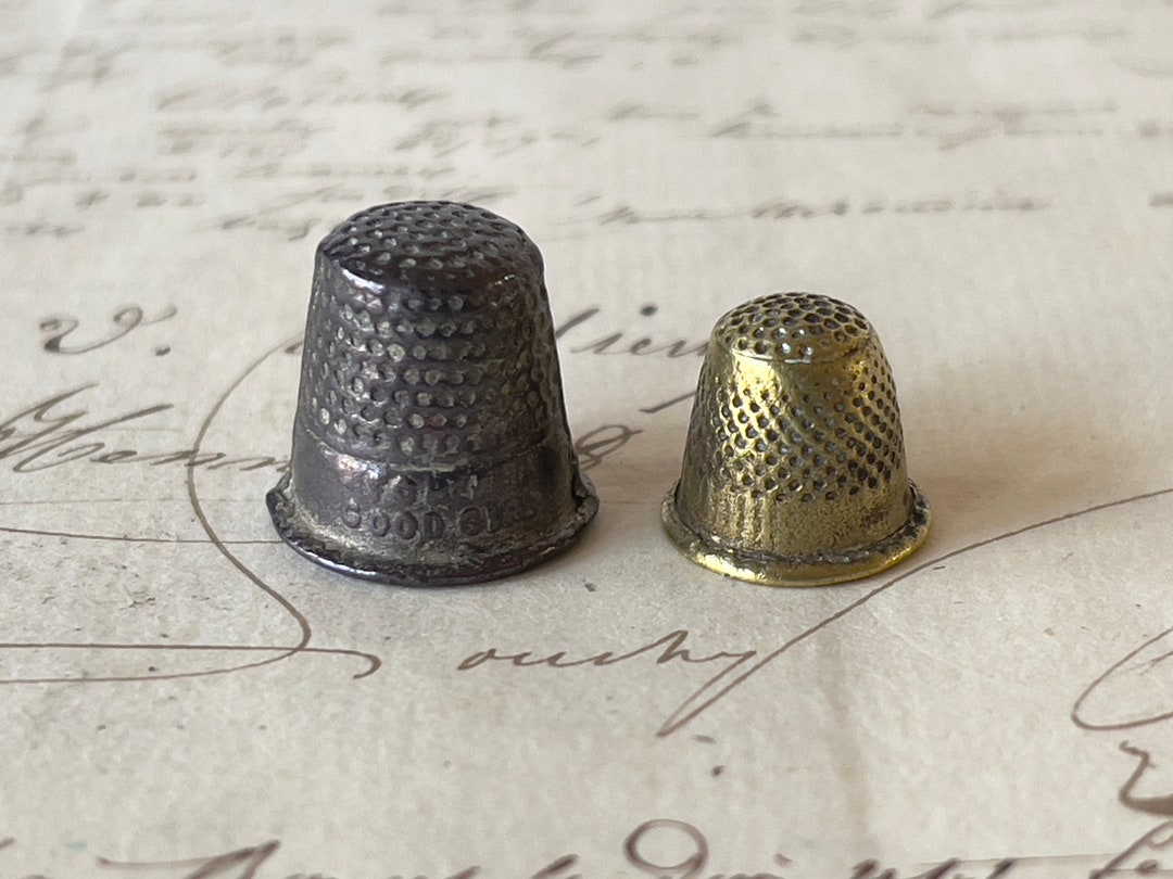 Vintage Miniature Thimbles/toy Thimbles 'for A Good Etsy