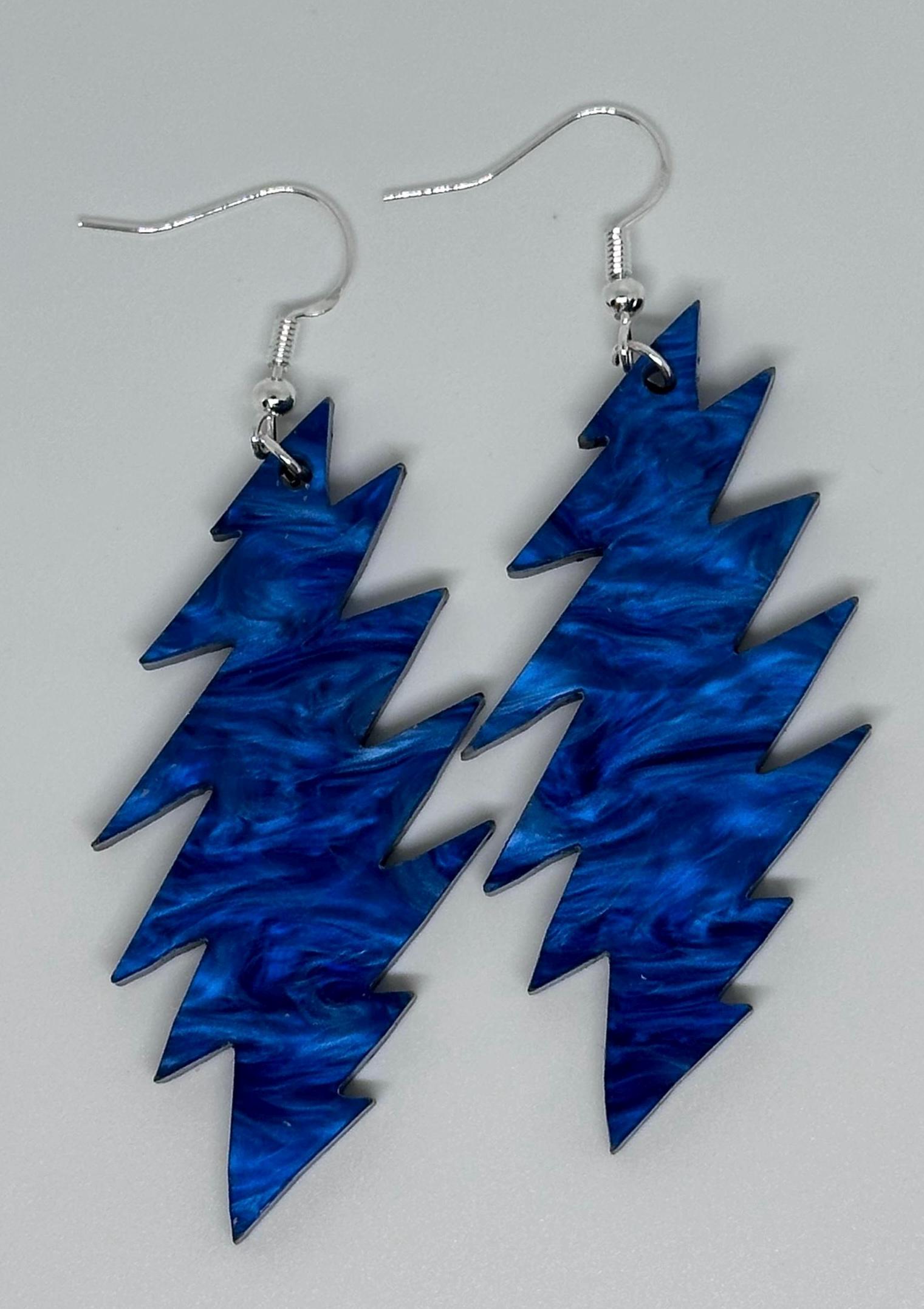Boucles d'oreilles éclair Grateful Dead