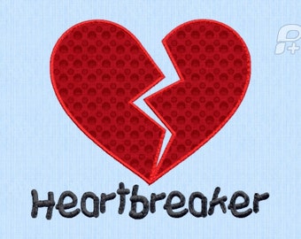 Heartbreaker Valntine's Day Applique INSTANT DOWNLOAD