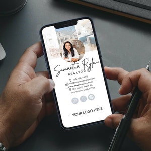 Realtor Digital Business Card Template