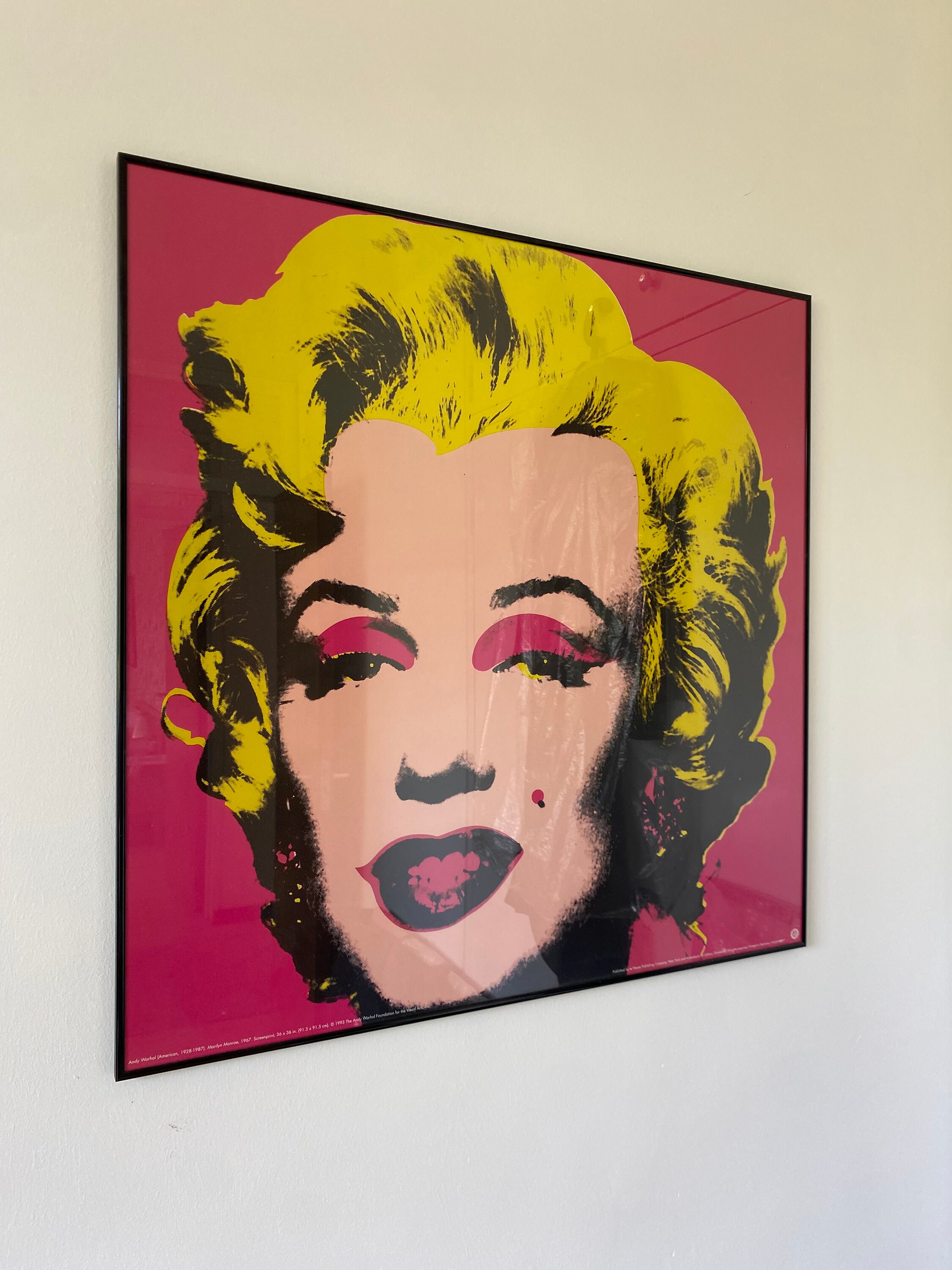 F*I様 1993 Andy Warhol “Marilyn Monroe” Andy Warhol Marilyn Munroe 1993 Original Exhibition Poster