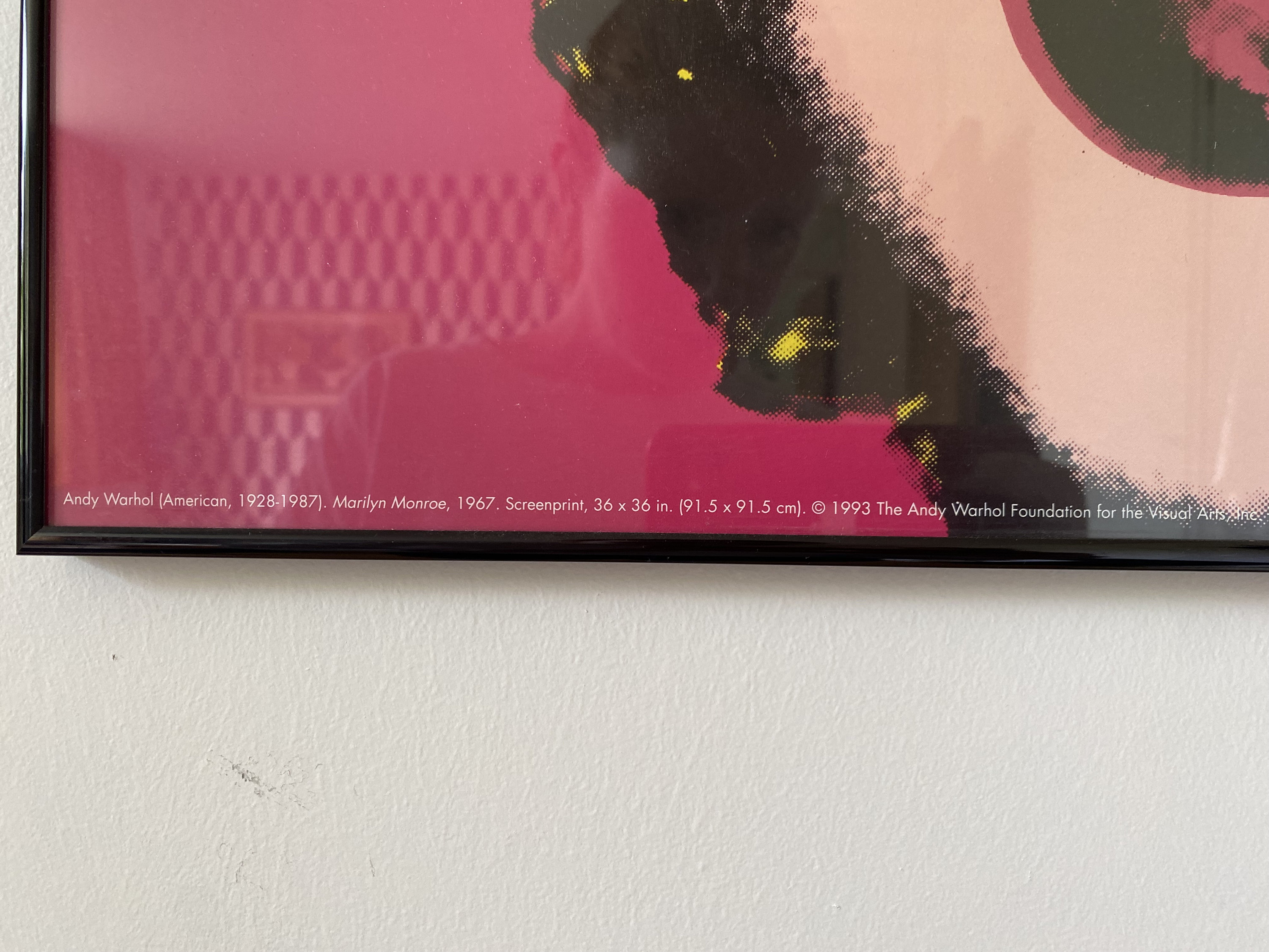 Andy Warhol Marilyn Munroe 1993 Original Exhibition Poster