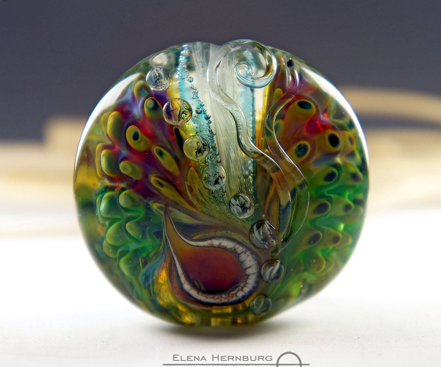 Bead. Lampwork Etsy