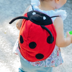 Ladybug Costume, Ladybug Shell Halloween Costume, Halloween Accessory for Infants and Toddlers, Easy to Put on Halloween Outfit Costume