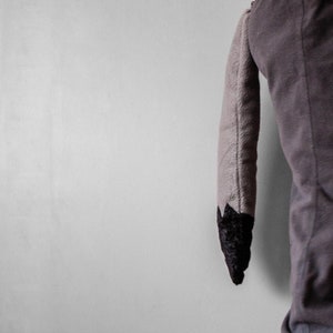 Wolf Schwanz, Wildtier Schwanz, Anzieh, Cosplay, grau schwarz neutral, Waldtier