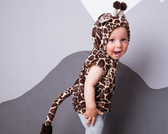 Giraffe Costume, Toddlers Halloween Costume, Giraffe Cosplay, Halloween Costume For Boys or Girls, Toddler Costume, Baby Halloween