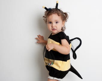 Bumble Bee Costume, Toddlers Halloween Costume, Party Costume, Girl Halloween Costume, Toddler Bee Costume, Bumblebee