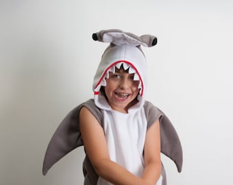 ハンマーヘッドシャークコスチューム、ハロウィンコスチューム、パーティーコスチューム、男の子または女の子のハロウィンコスチューム、幼児用コスチューム、海の動物