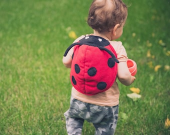 Ladybug Costume, Ladybug Shell Halloween Costume, Halloween Accessory for Infants and Toddlers, Easy to Put on Halloween Outfit Costume