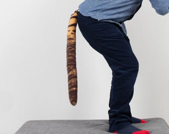 Tiger Tail, Disfraz de juego de simulación de tigre, accesorio fotográfico para niños o adultos, cosplay