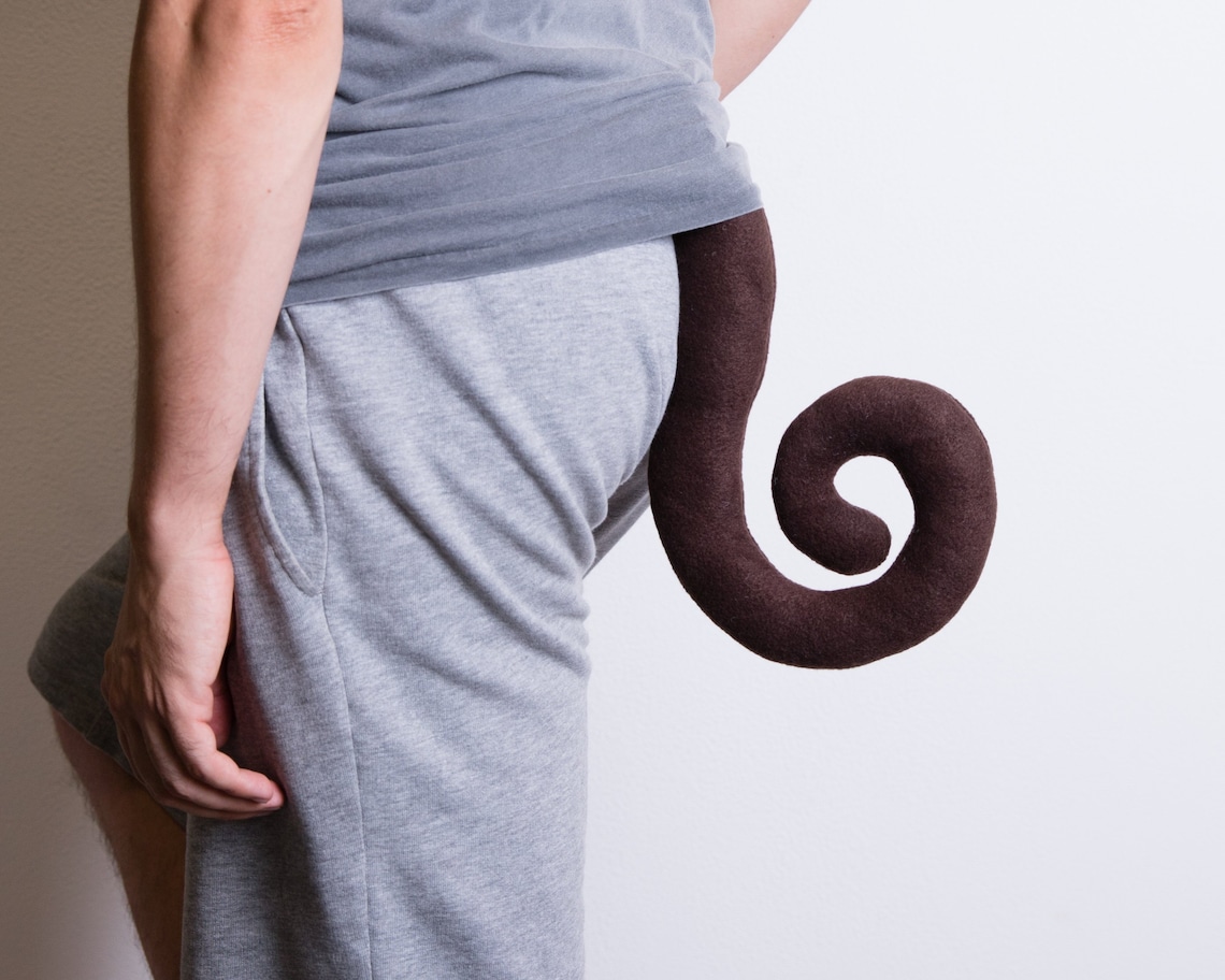 Monkey Ears and Tail Set Children's Monkey Head Band - Etsy