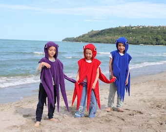 Halloween-octopuskostuum voor kinderen, Halloween-feestkleding