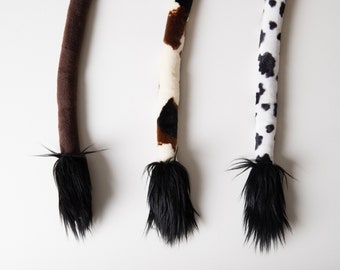 Cow Tail, Bull Tail, Children&#39;s or Adult&#39;s Photo Prop, Cosplay, Pretend Play