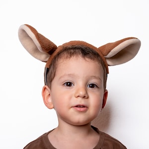 Kangaroo Ears, Cute Animal Ears Headband, Halloween Costume Accessory, Children's or Adult's Photo Prop, Cosplay image 1