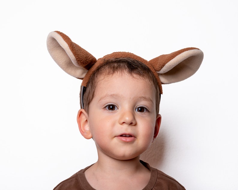 Kangaroo Ears, Cute Animal Ears Headband, Halloween Costume Accessory, Children's or Adult's Photo Prop, Cosplay image 1