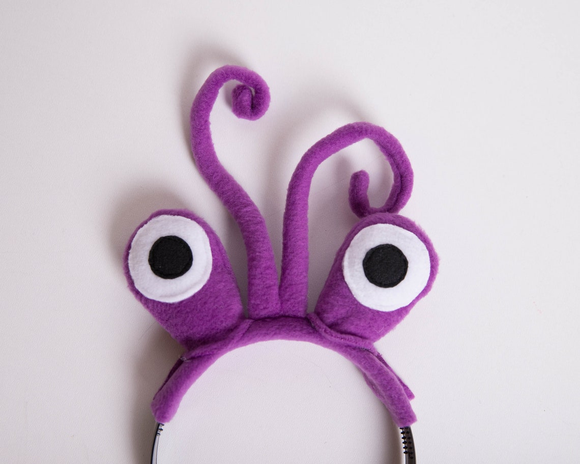 Purple Crab Eyes Headband and Crab Claws Children's or Etsy
