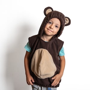 かわいいクマのコスチューム、幼児男の子のハロウィンコスチューム、クマのパーティーコスチューム