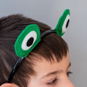 DIGITAL Frog Eyes Headband Pattern - PDF Tutorial Download, Toad Eyes ...