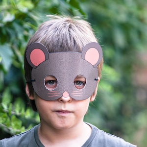 Printable Mouse Mask, Halloween Mask, Kids Party, Instant Download image 1