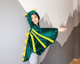 Dragon Carnival Costume, Dinosaur Lover Gift Idea, Toddler Halloween Costume for Boys