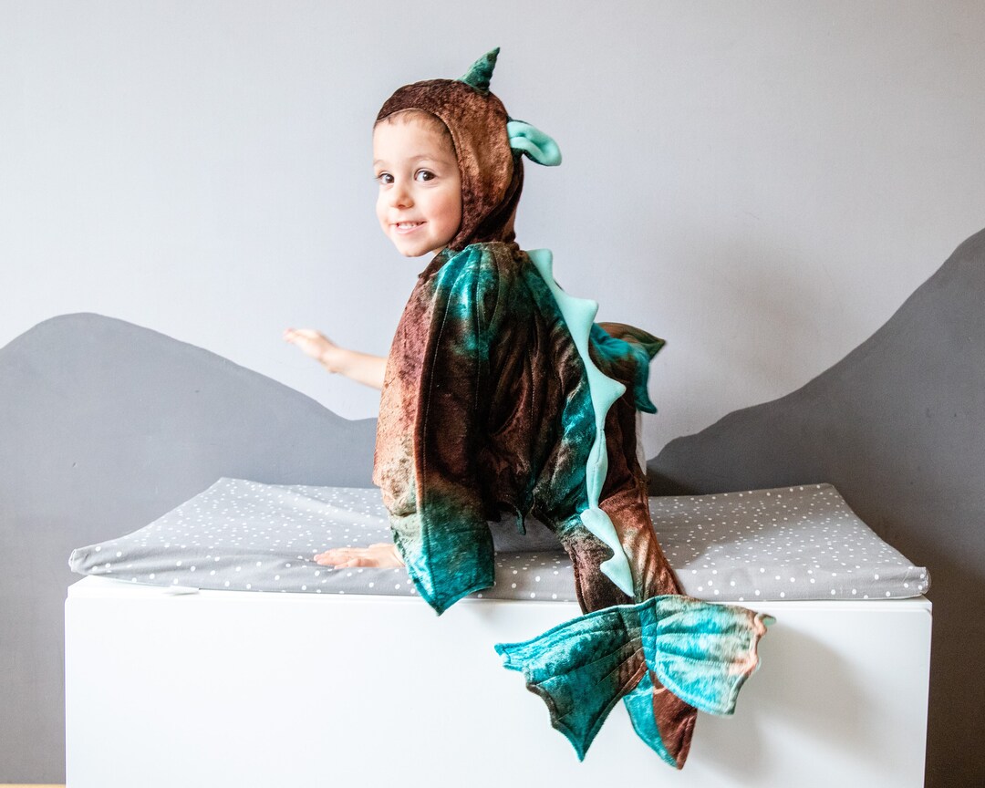 Kids Luck The Dragon Cosplay Costume Jumpsuit Pajamas Sleepwear Outfits Halloween Carnival Suit main image 0