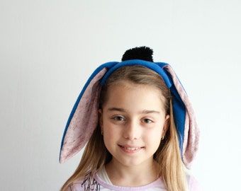 Oversized Donkey Ears, Big Blue Rabbit Ears