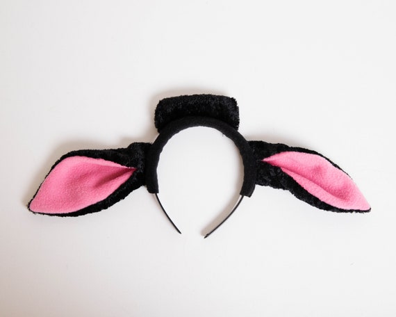 Hoofdband schapenoren, oren zwarte schapen, oren witte schapen, vader zoon moeder Mather dochter, baby schapen Halloween kostuum, doen alsof - Nederland