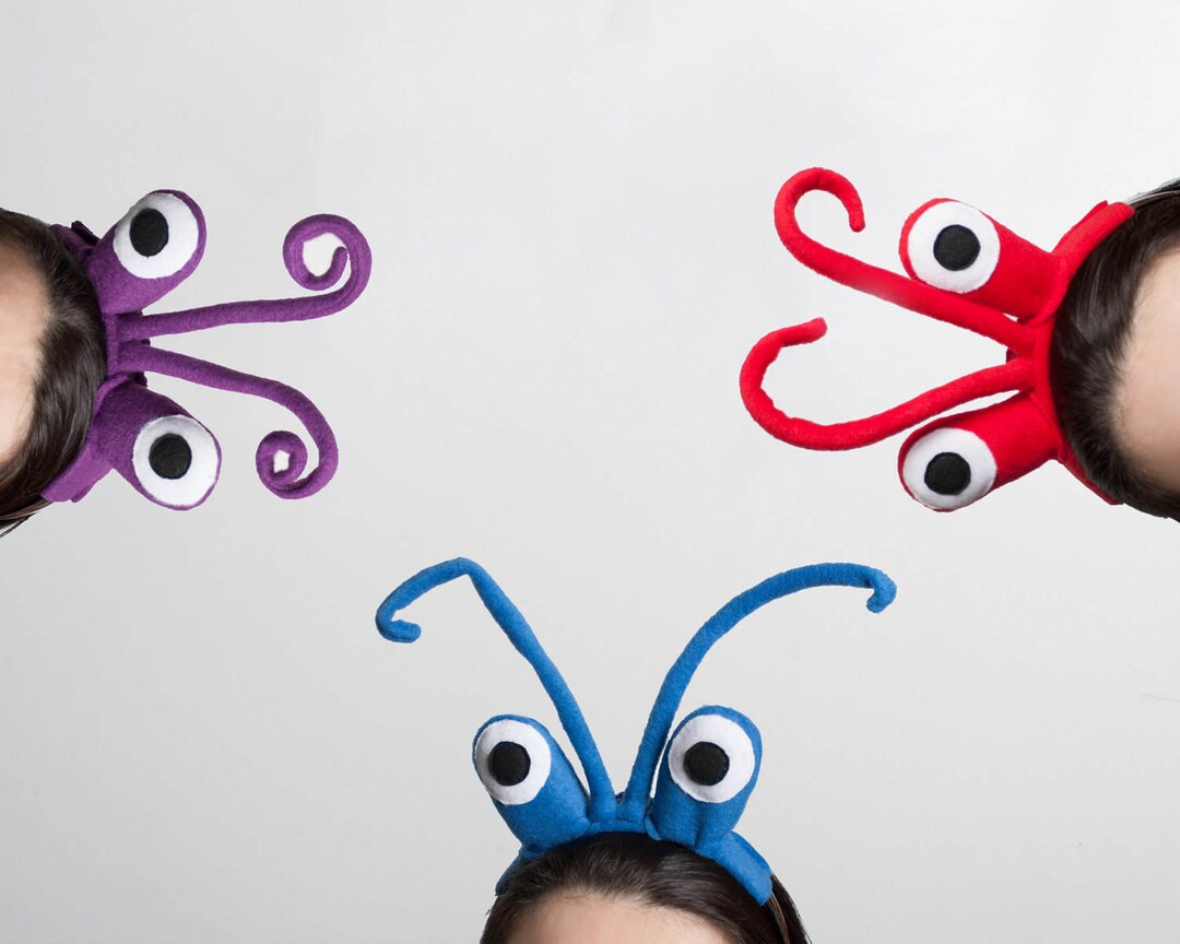 Crab Eyes Headband, Halloween Costume Group, Children's or Adult's