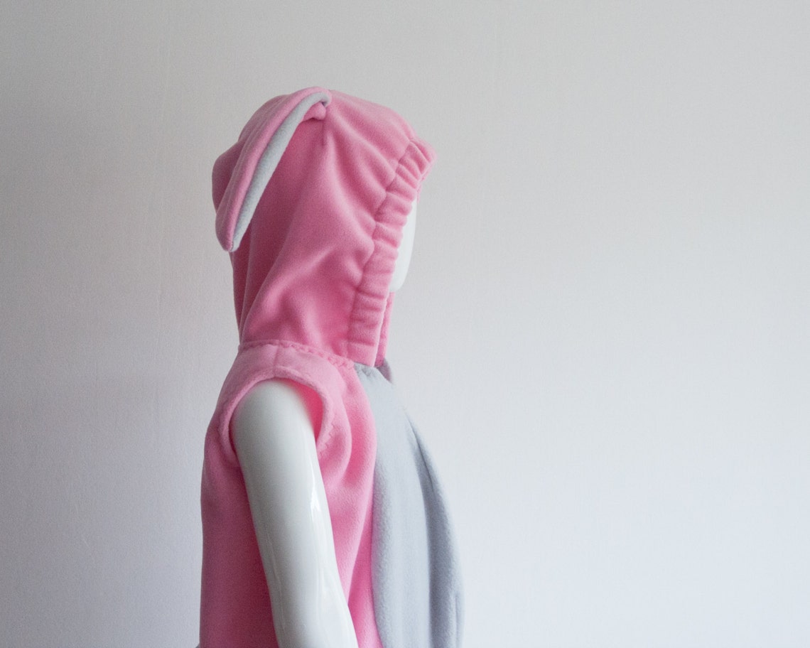 Pink Rabbit Costume Bunny Halloween Costume Party Costume in - Etsy